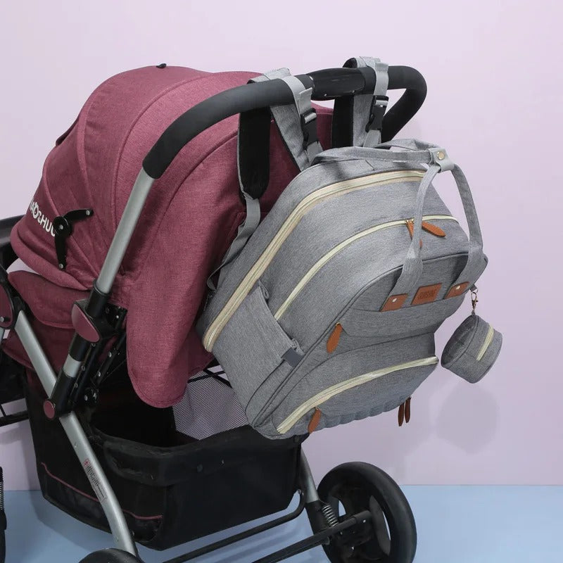 Crib Bag | Baby Diaper Bag with Crib