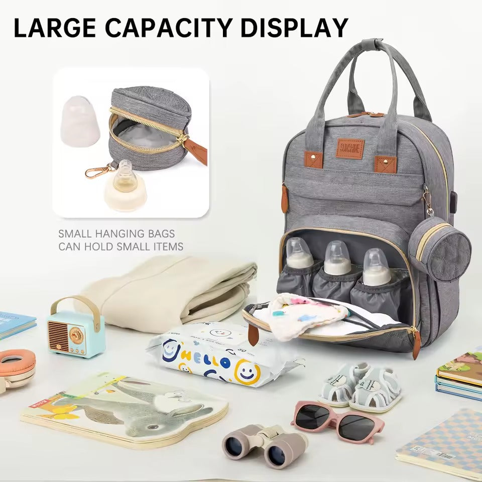 Crib Bag | Baby Diaper Bag with Crib