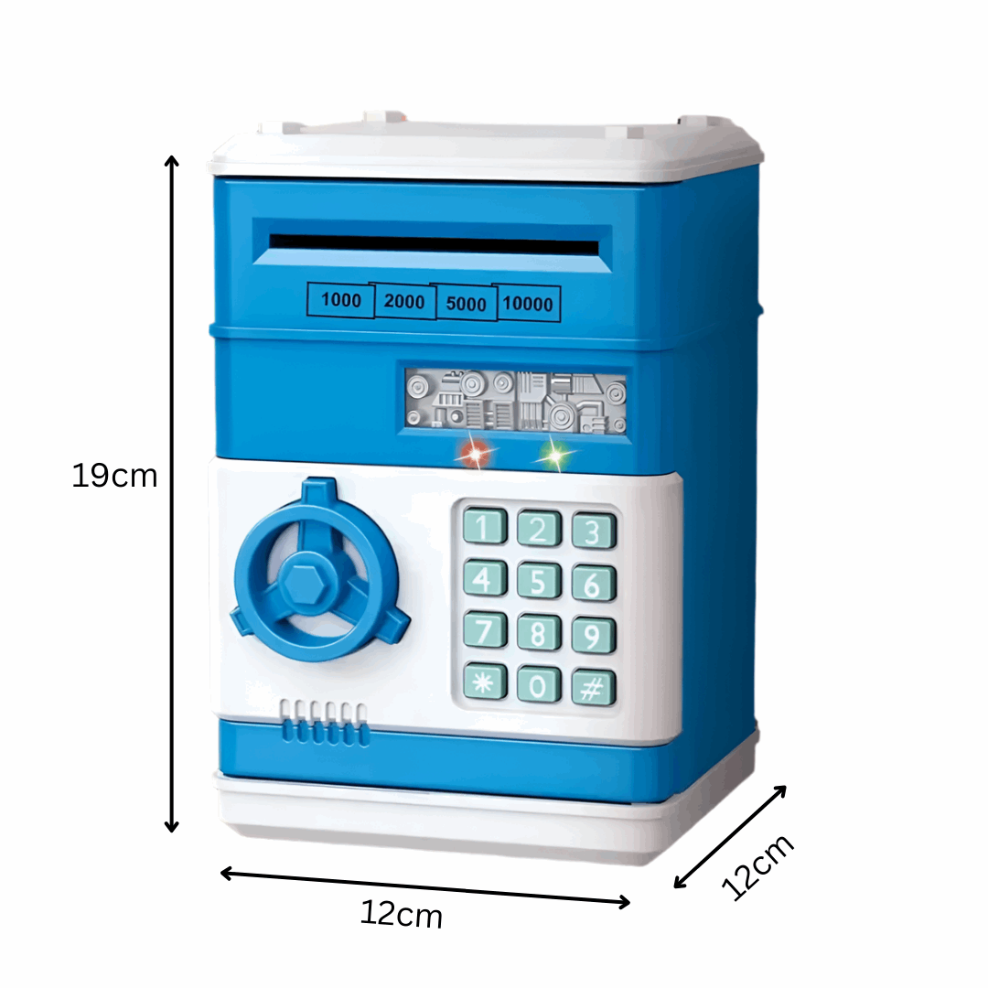 Kids ATM Safe Bank | Electric ATM with Automatic Note Feeder