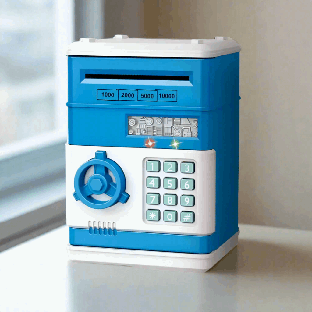 Kids ATM Safe Bank | Electric ATM with Automatic Note Feeder