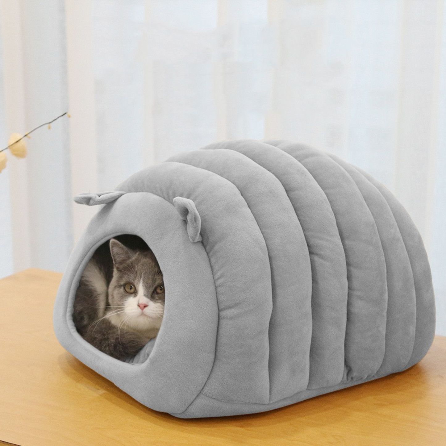 Grey Cat Bed