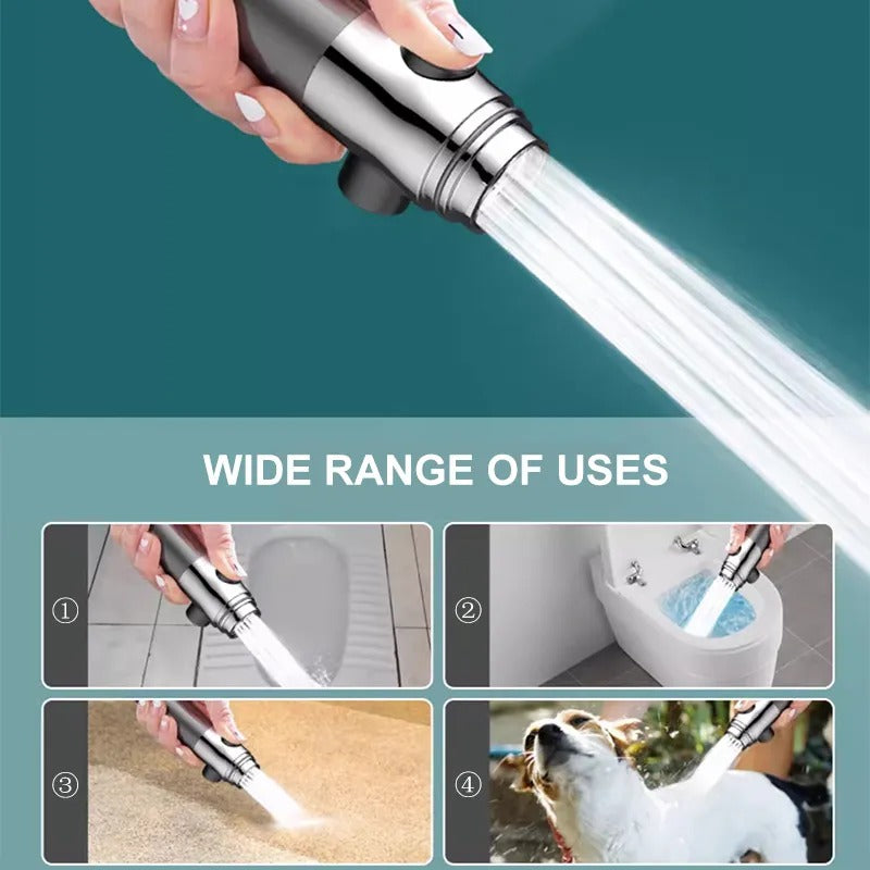 Scrubbing Shower Head | 4 Spray Modes and Filtration