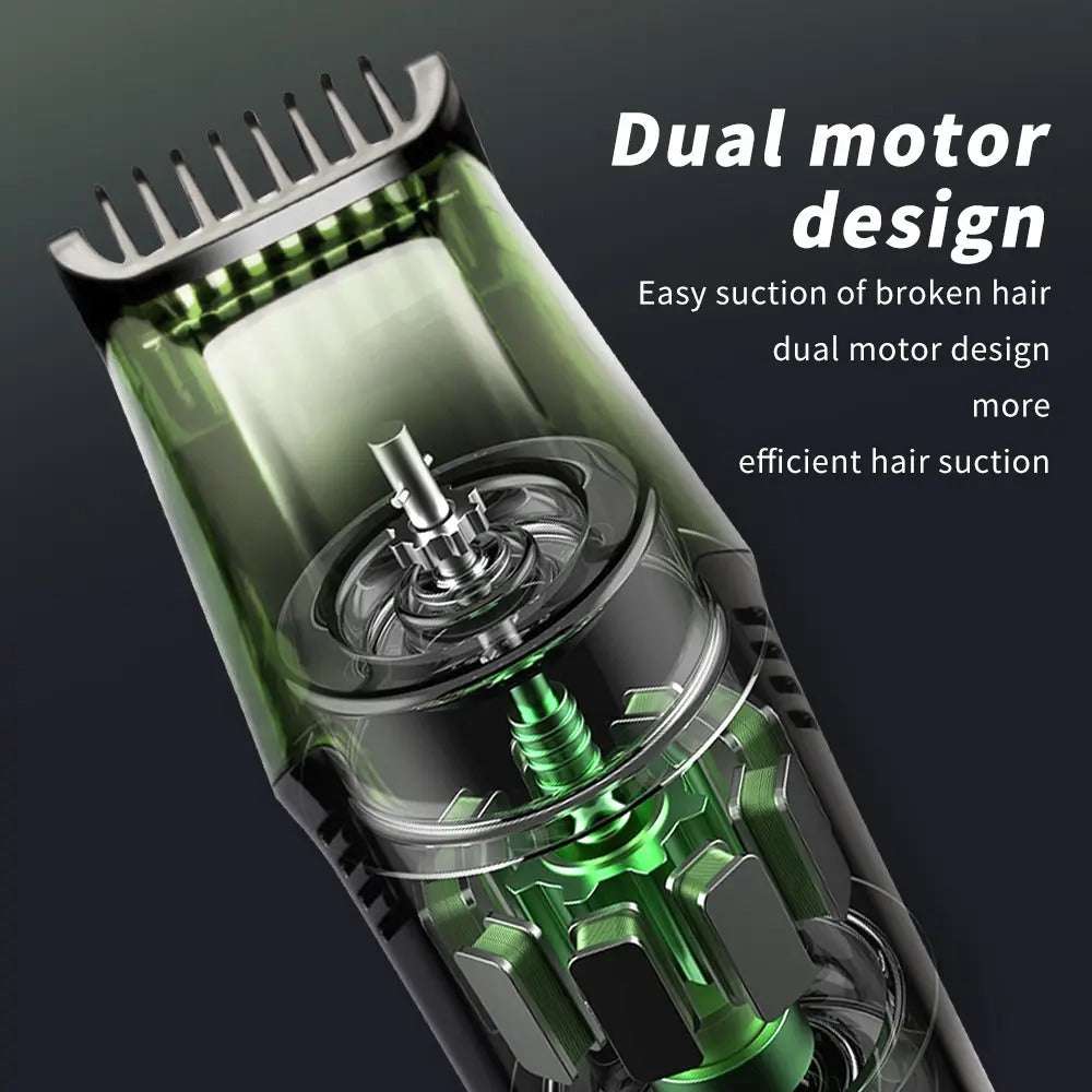 Vacuum Hair Trimmer | Adjustable length Hair Trimmer