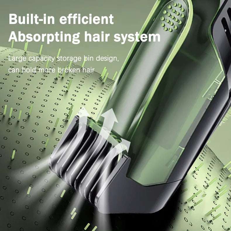 Vacuum Hair Trimmer | Adjustable length Hair Trimmer