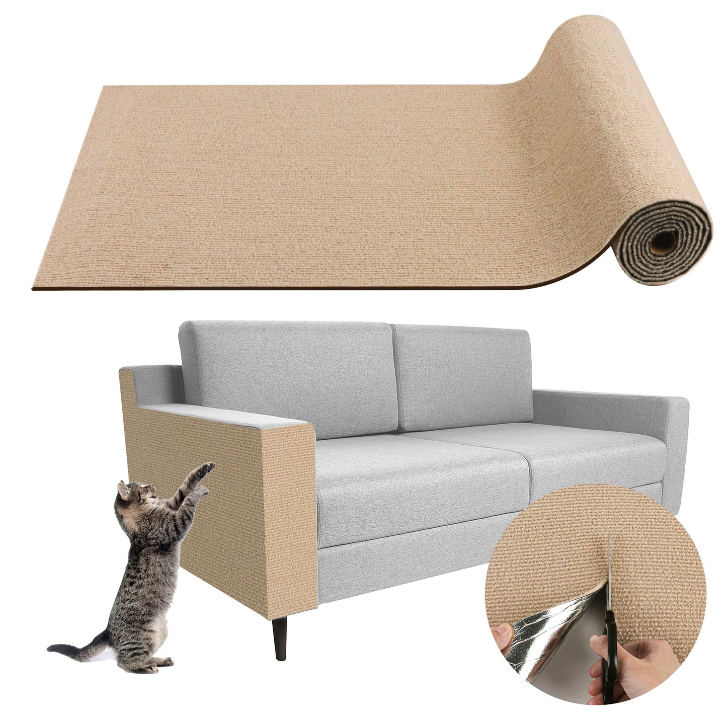 Beige Cat Scratching Mat
