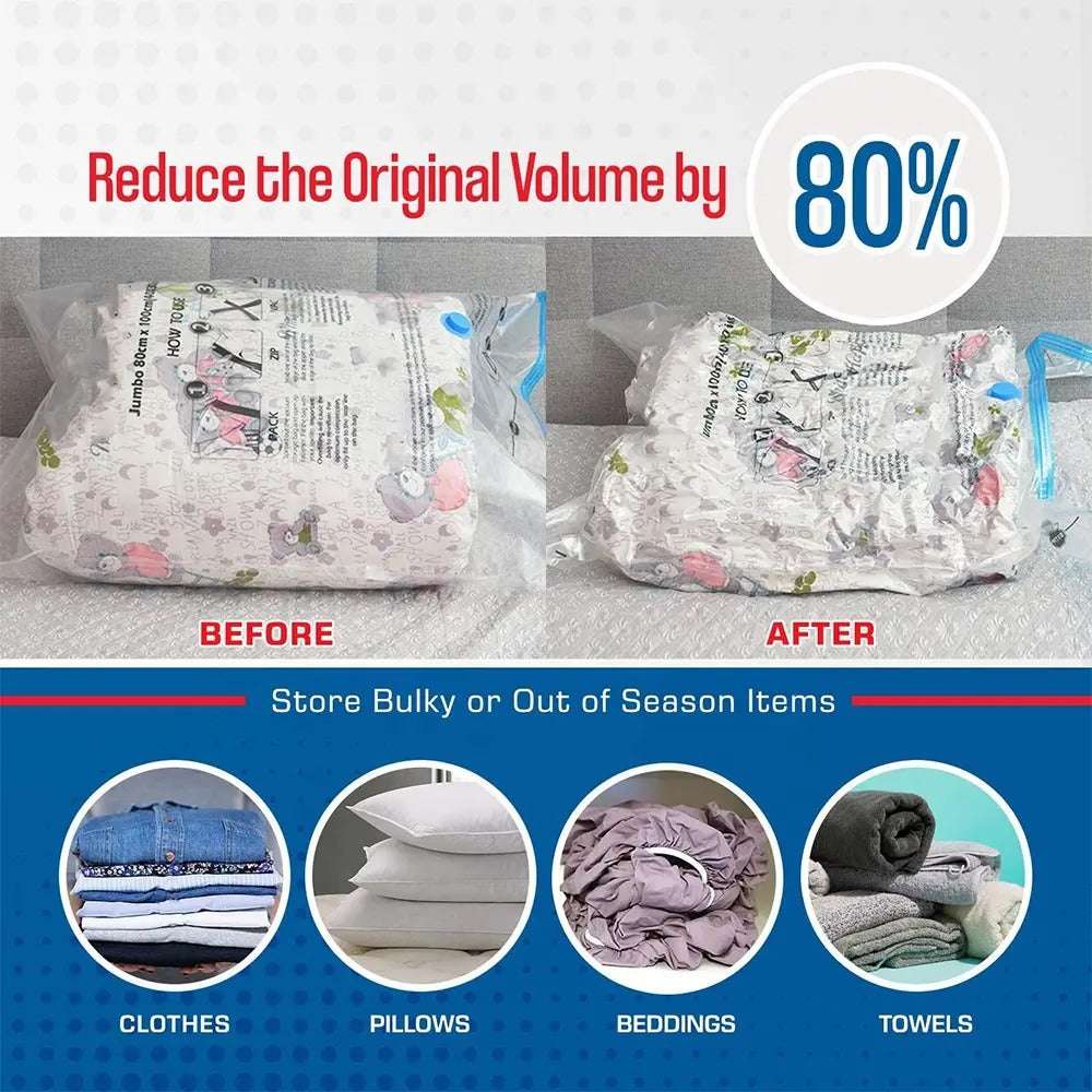 Space Saving Vacuum Bags | Pack of 8
