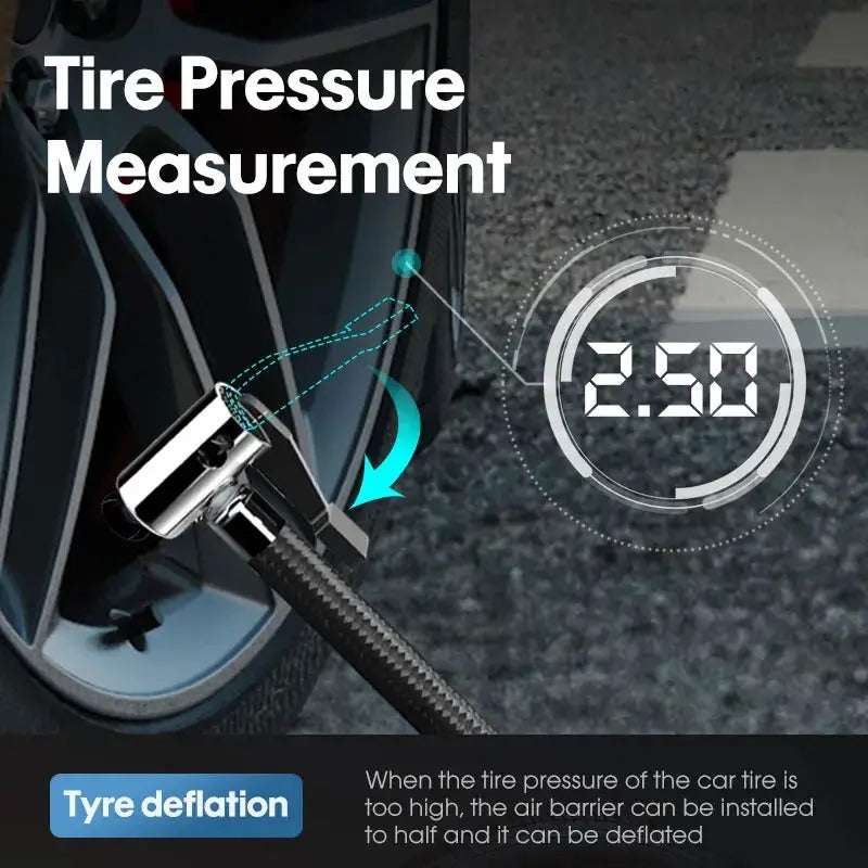 Portable Tire Inflator | Car Air Compressor