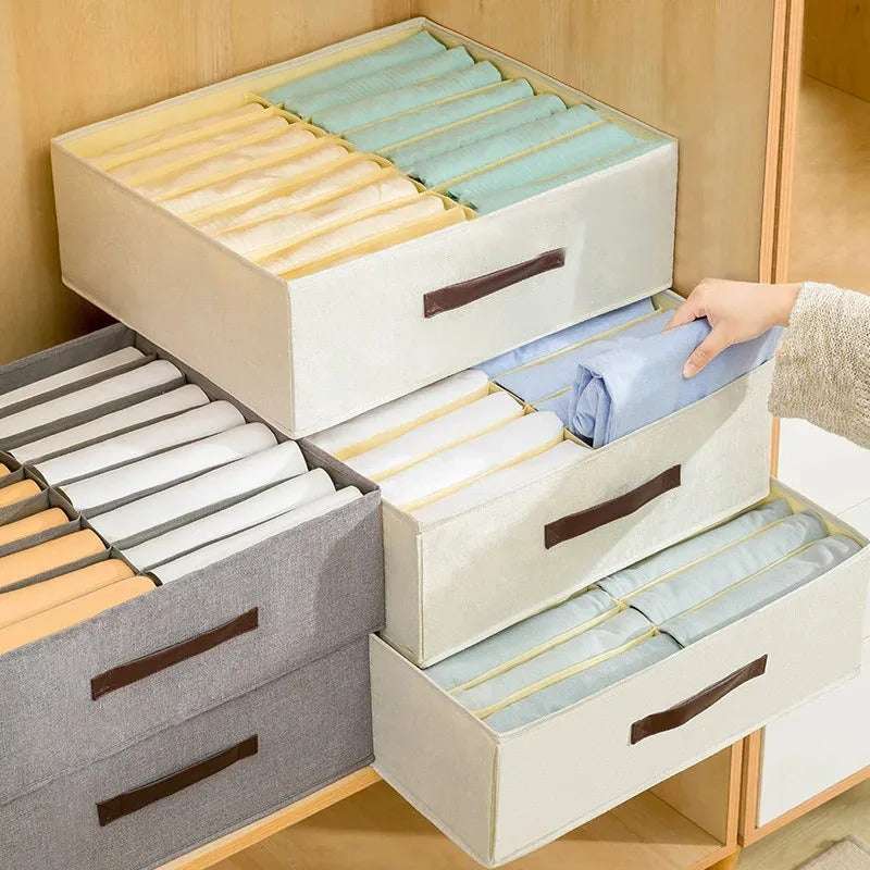 24-Grid Closet Organizer (Pack of 2) | Cloth Storage Box