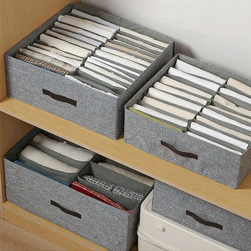 24-Grid Closet Organizer (Pack of 2) | Cloth Storage Box