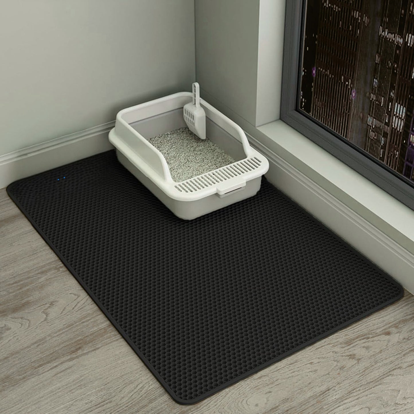 Cat Litter Mat Dual Layer | Litter Catcher – 90×60 cm