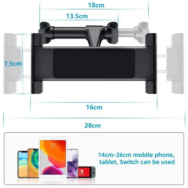 Car Tablet/Phone Holder | Headrest Stand