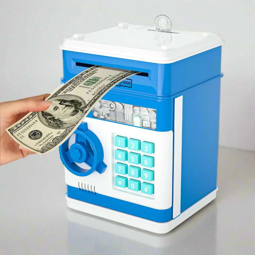 Kids ATM Safe Bank | Electric ATM with Automatic Note Feeder