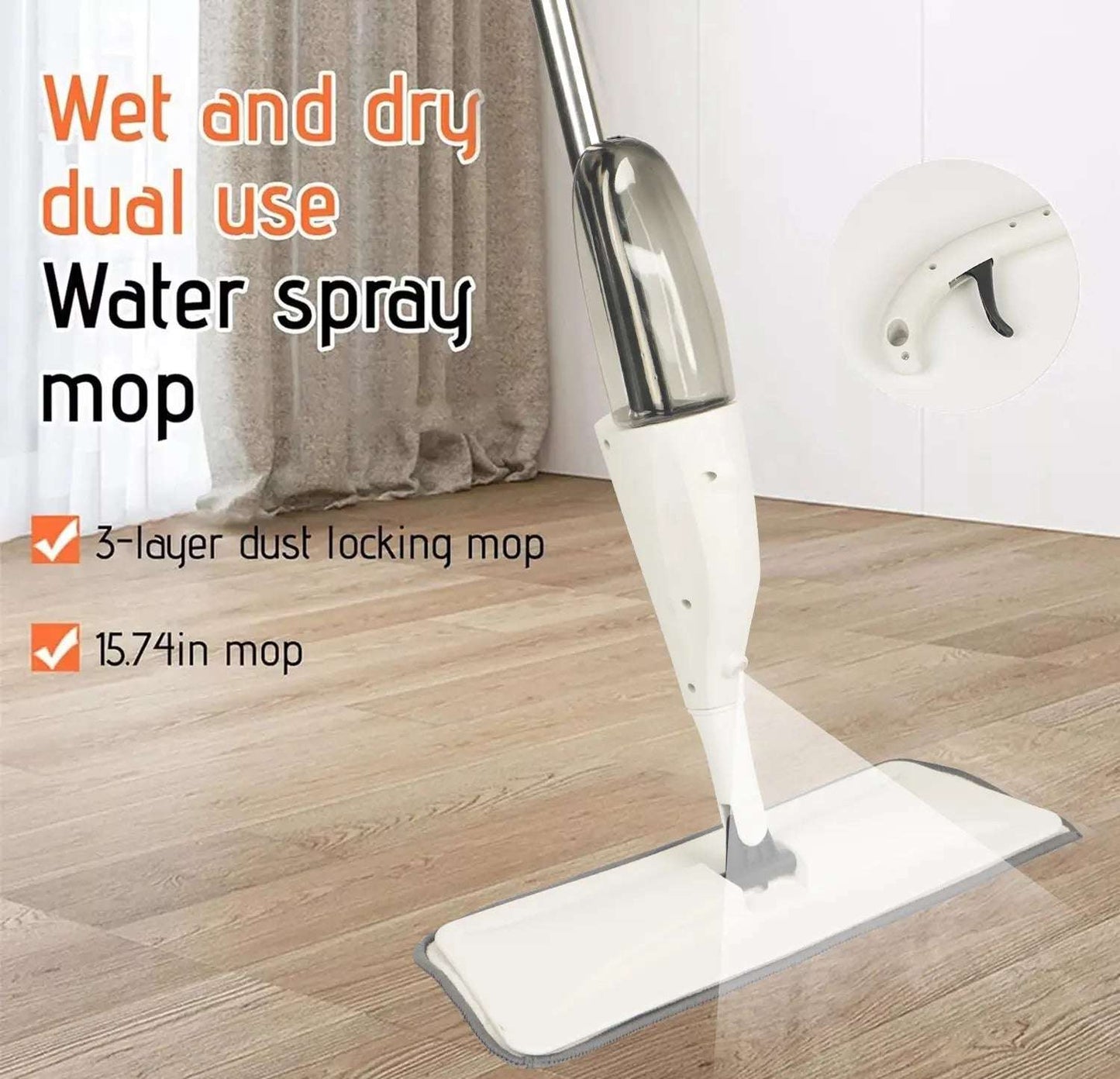 Spray Mop | Mop with Water Spray Function