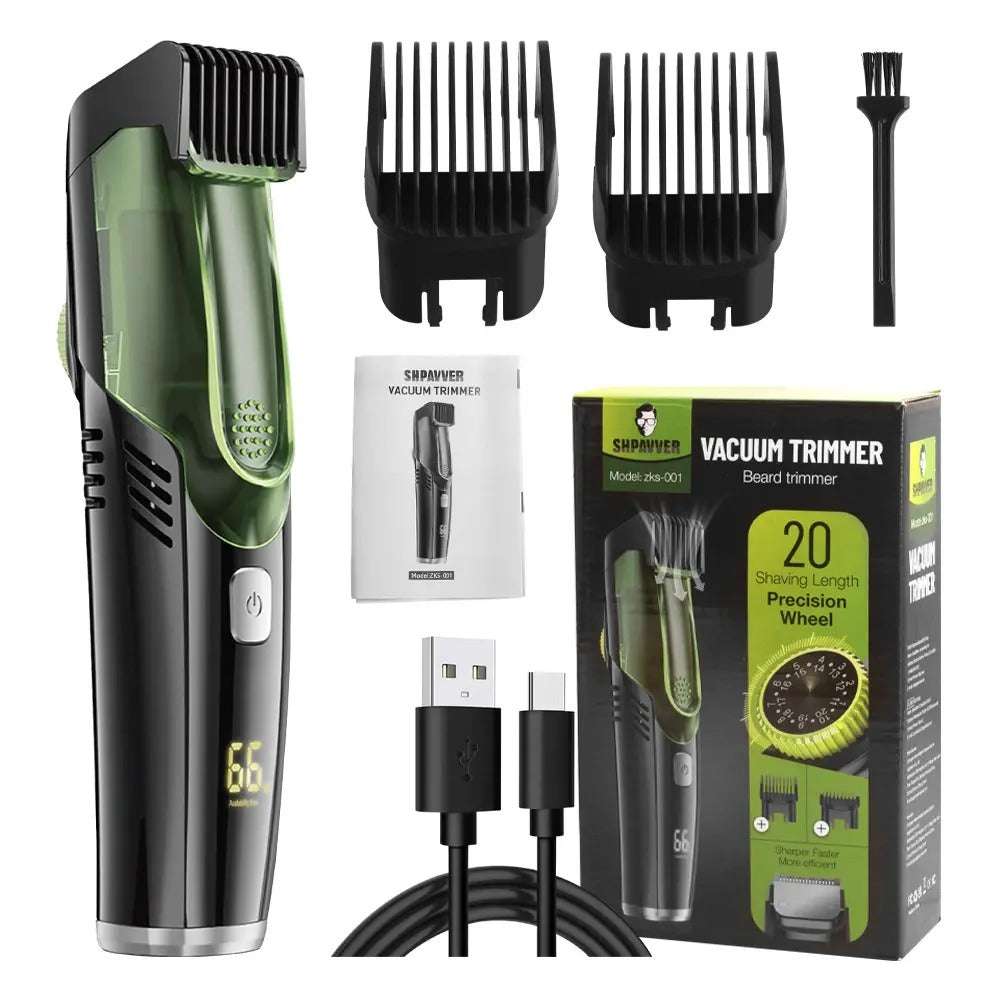 Vacuum Hair Trimmer | Adjustable length Hair Trimmer