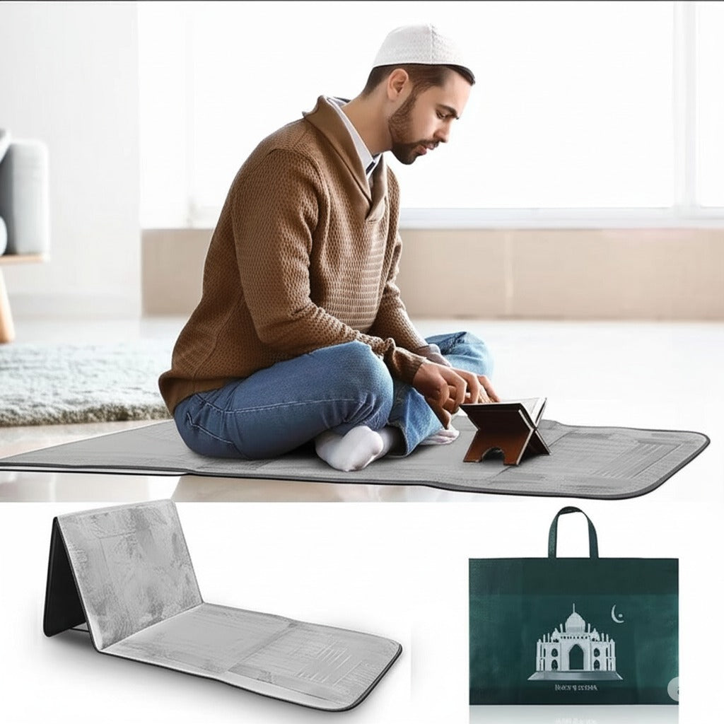 رمادي فاتح
Prayer Mat with Backrest Light Grey