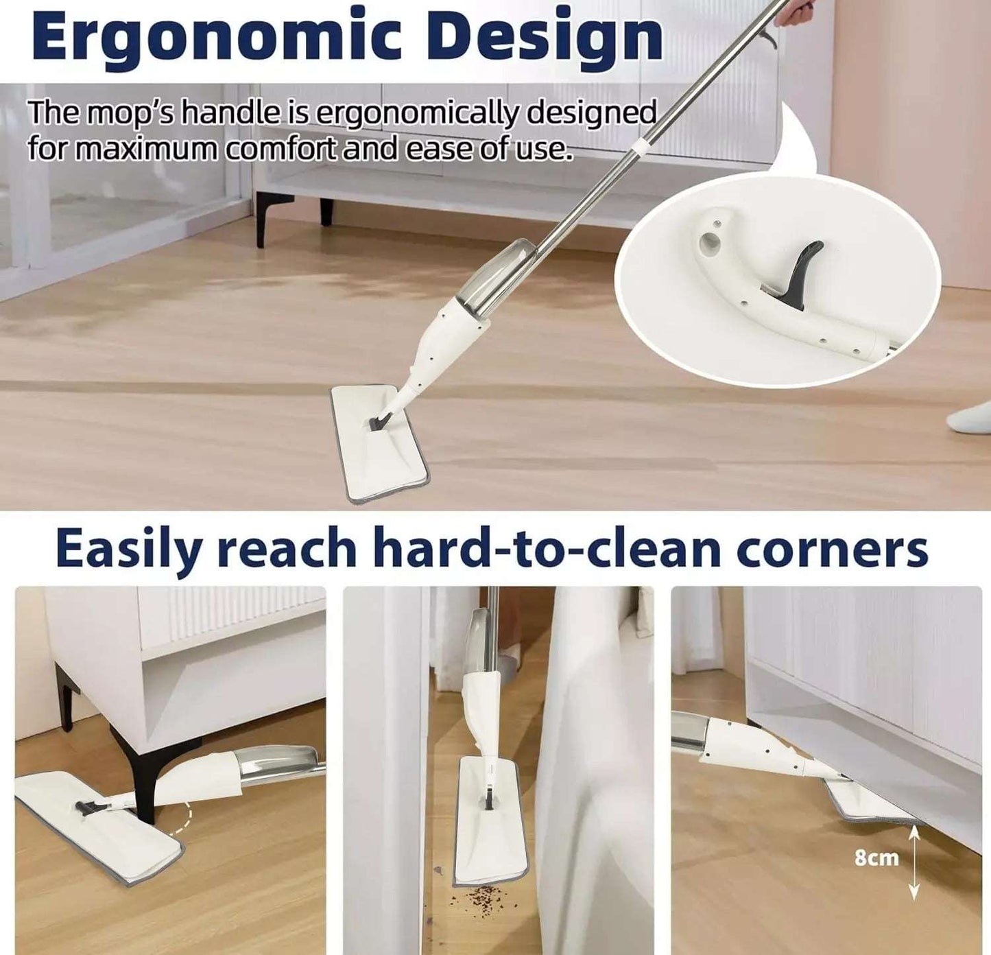 Spray Mop | Mop with Water Spray Function