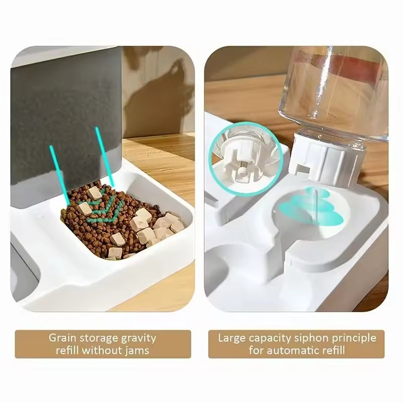 Pet Food and Water Dispenser