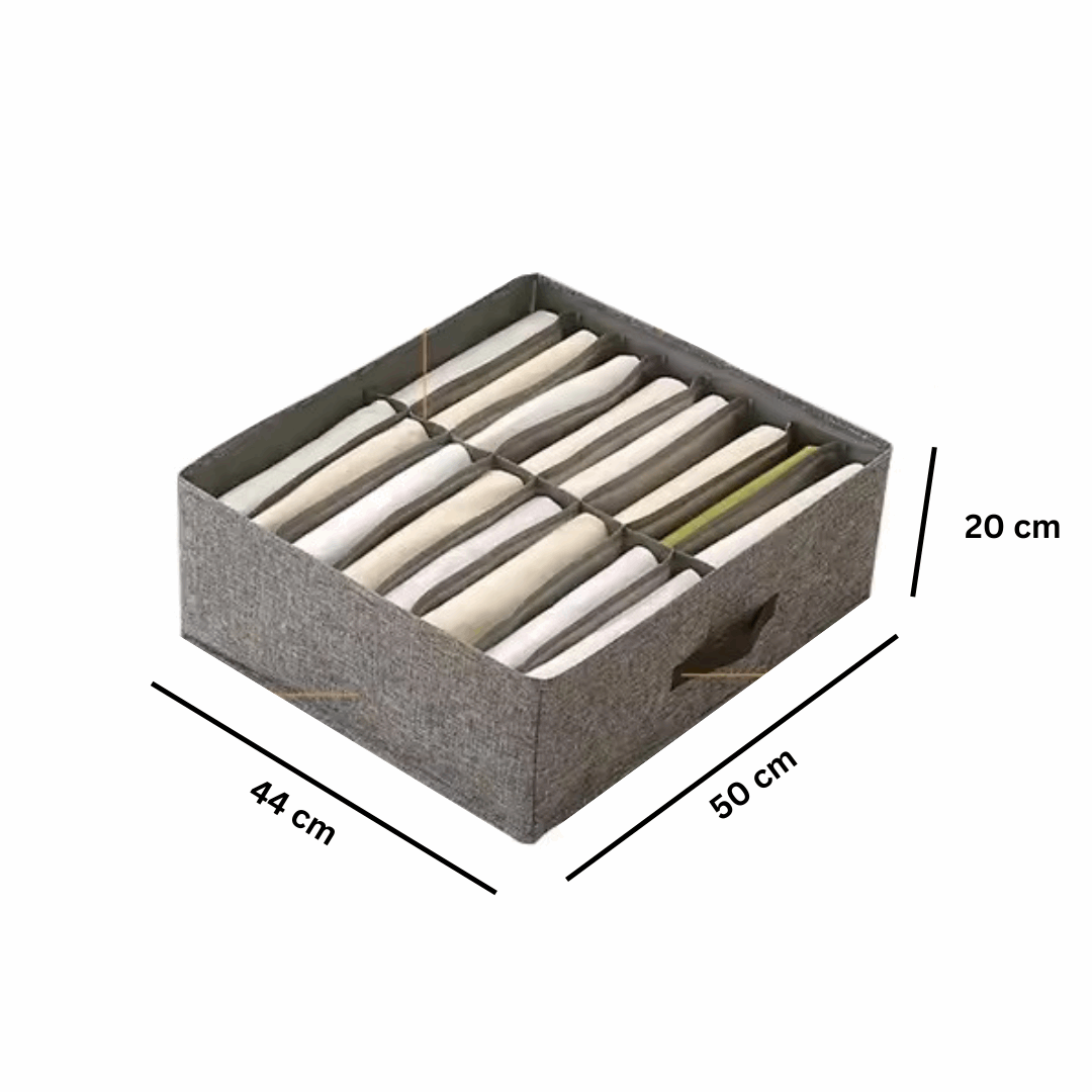 24-Grid Closet Organizer (Pack of 2) | Cloth Storage Box