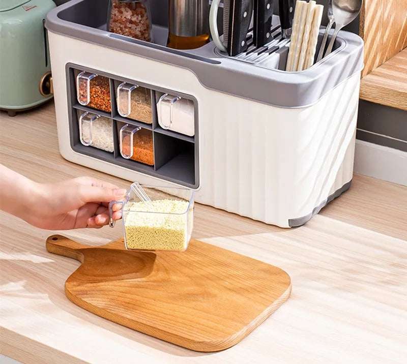 Spice and cutlery organizer