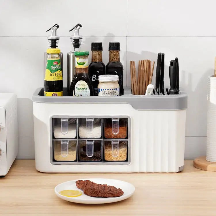 Spice and cutlery organizer