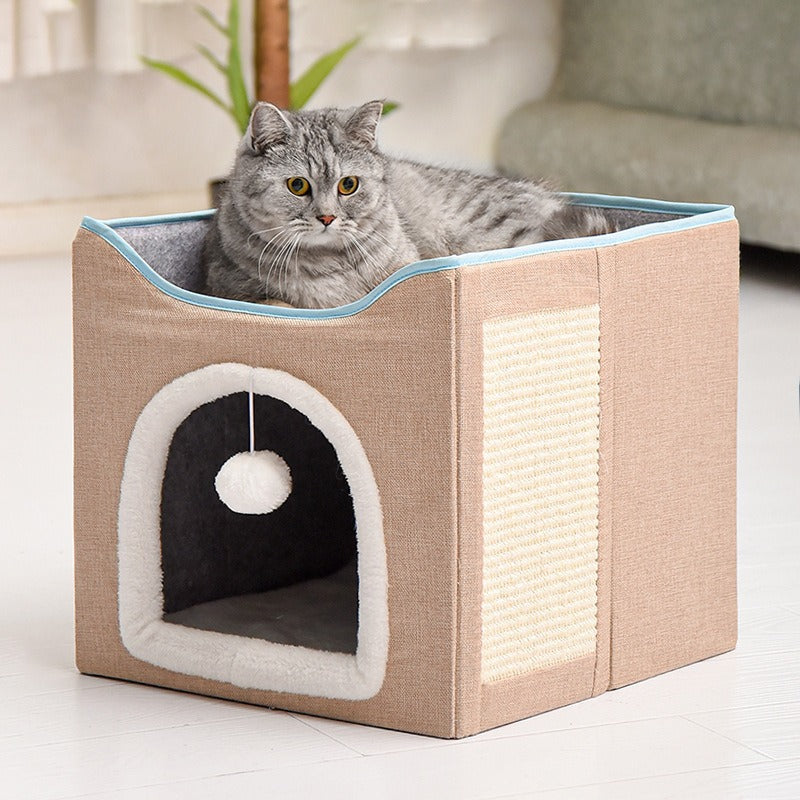 Beige Cat House
