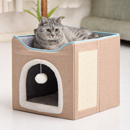 Beige Cat House
