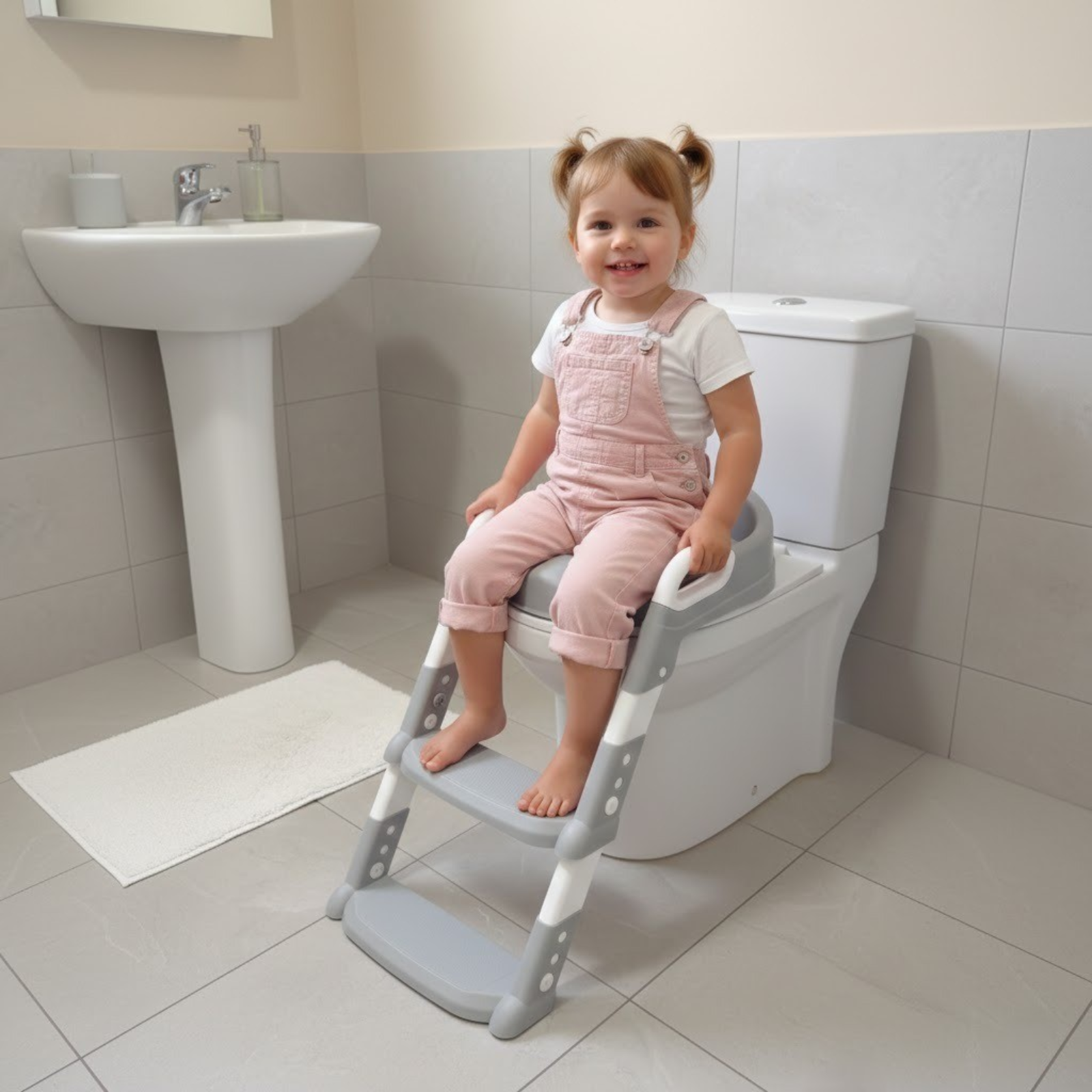 Kids Toilet Seat Grey