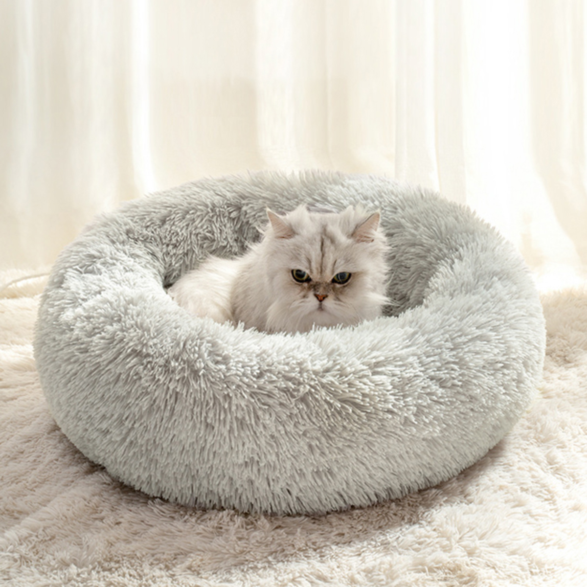 Light Grey Cat Bed