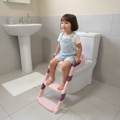 سلم مقعد المرحاض للأطفال | مقعد تدريب على استخدام المرحاض للأطفال