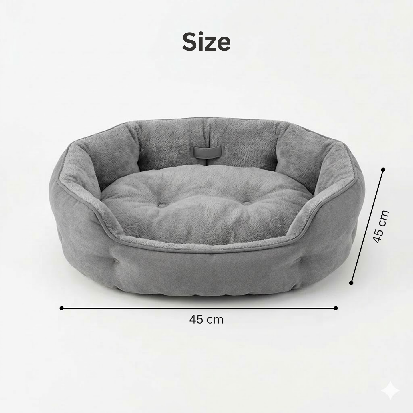 Grey Cat Bed Qatar