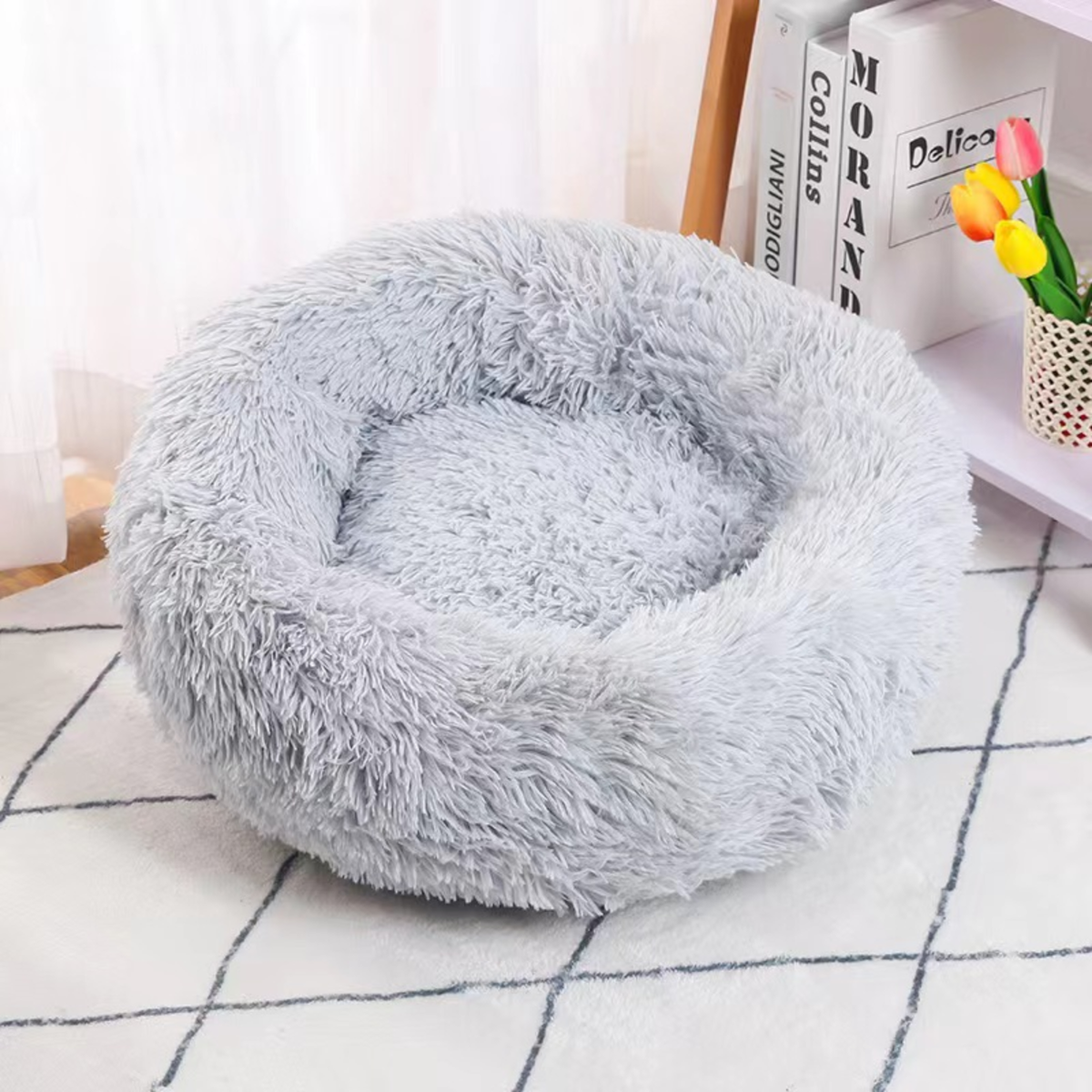 Light Grey Cat Bed