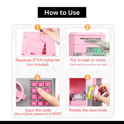 Black Kids ATM Safe Bank