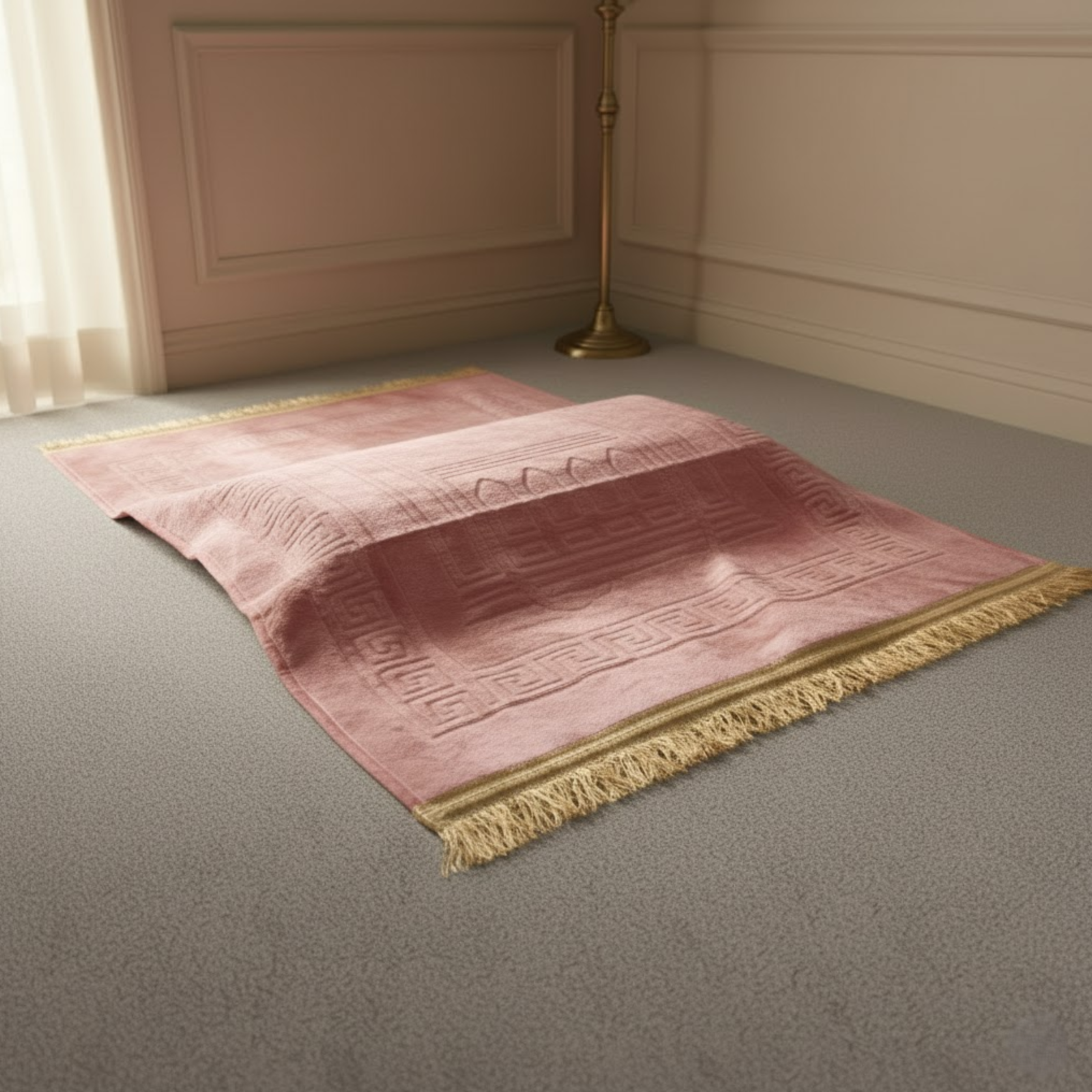 Pink Prayer Mat with Knee Support