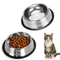 Steel Cat Bowls - Pack of 2 | Stainless Steel Pet Bowls