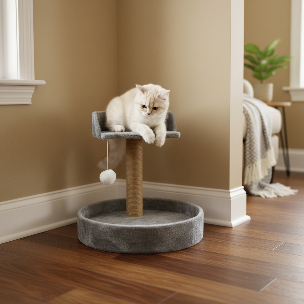 3 in 1 Cat Tree | Cat Bed and Scratching Post