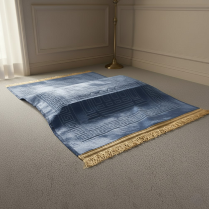 Silver Prayer Mat with Knee Support
