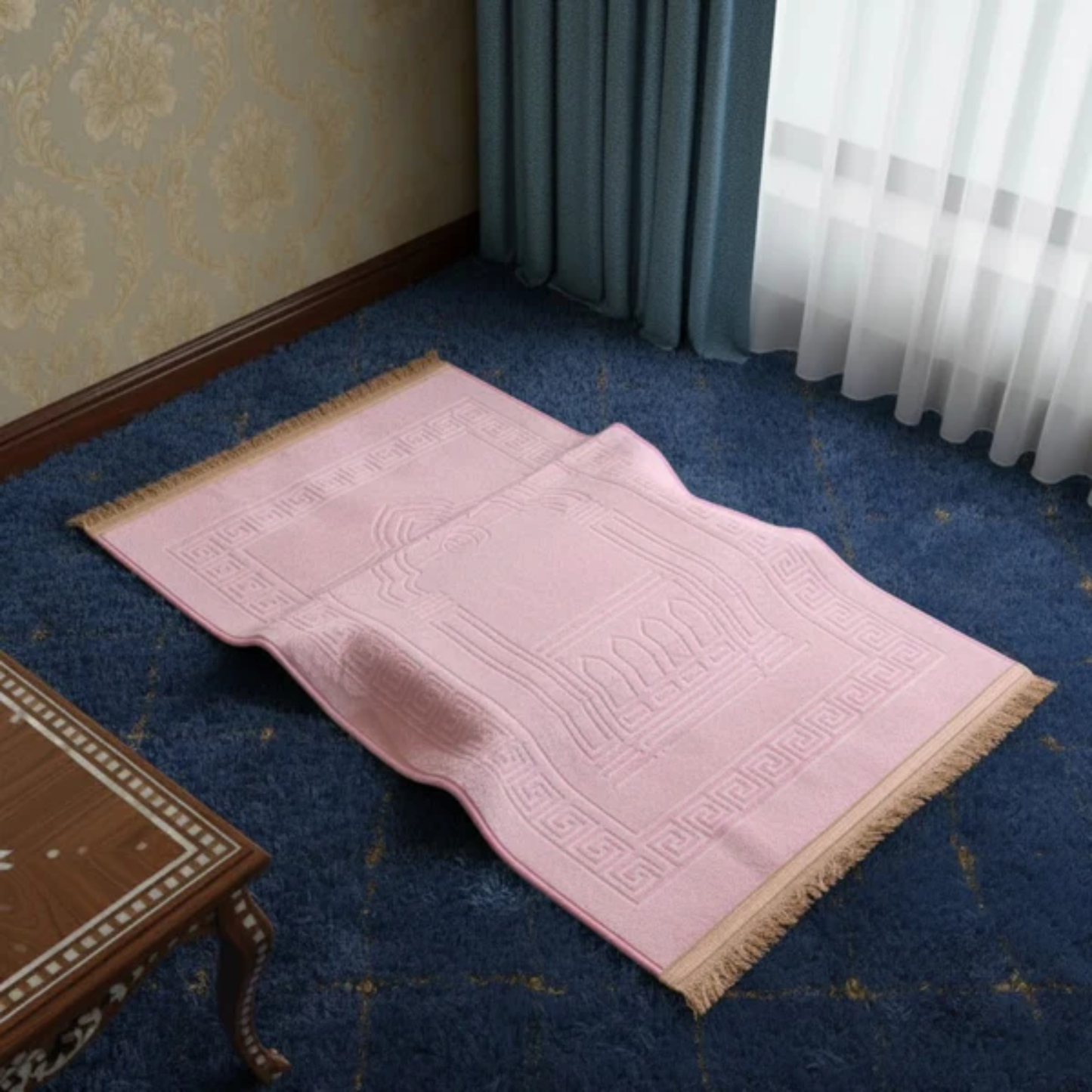 Pink Prayer Mat with Knee Support