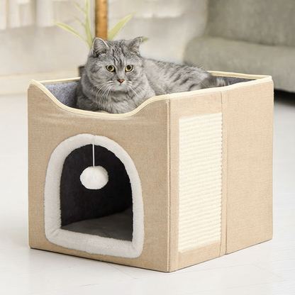 Beige Cat House