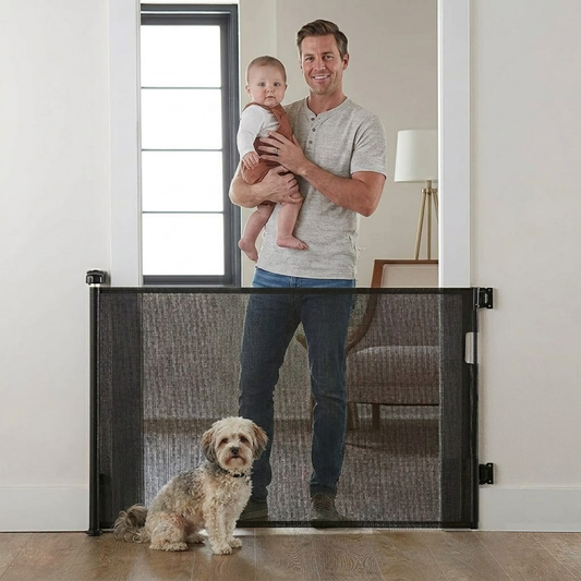 Baby Safety Gate | Retractable Baby and Pet Gate