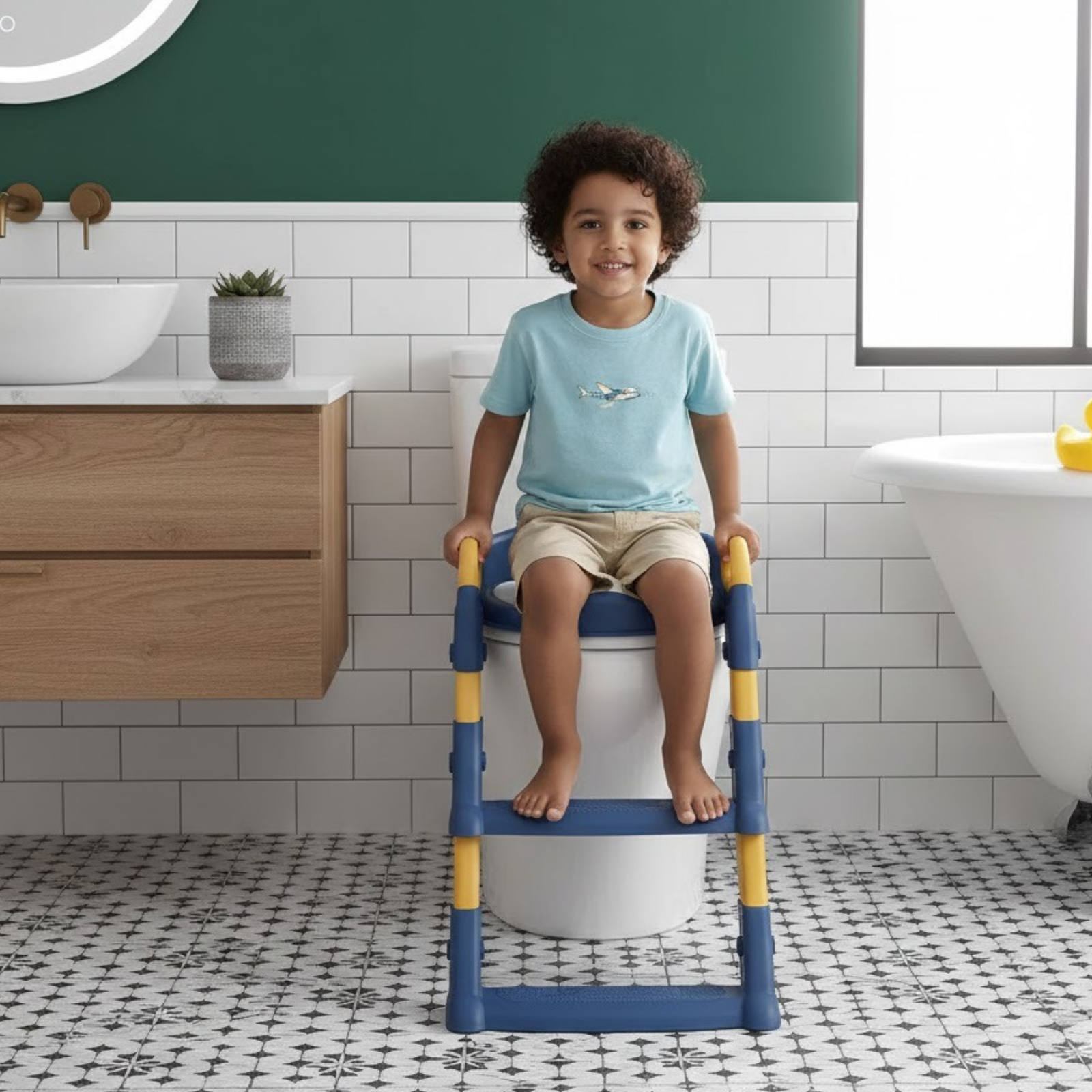 Kids Toilet Seat Blue