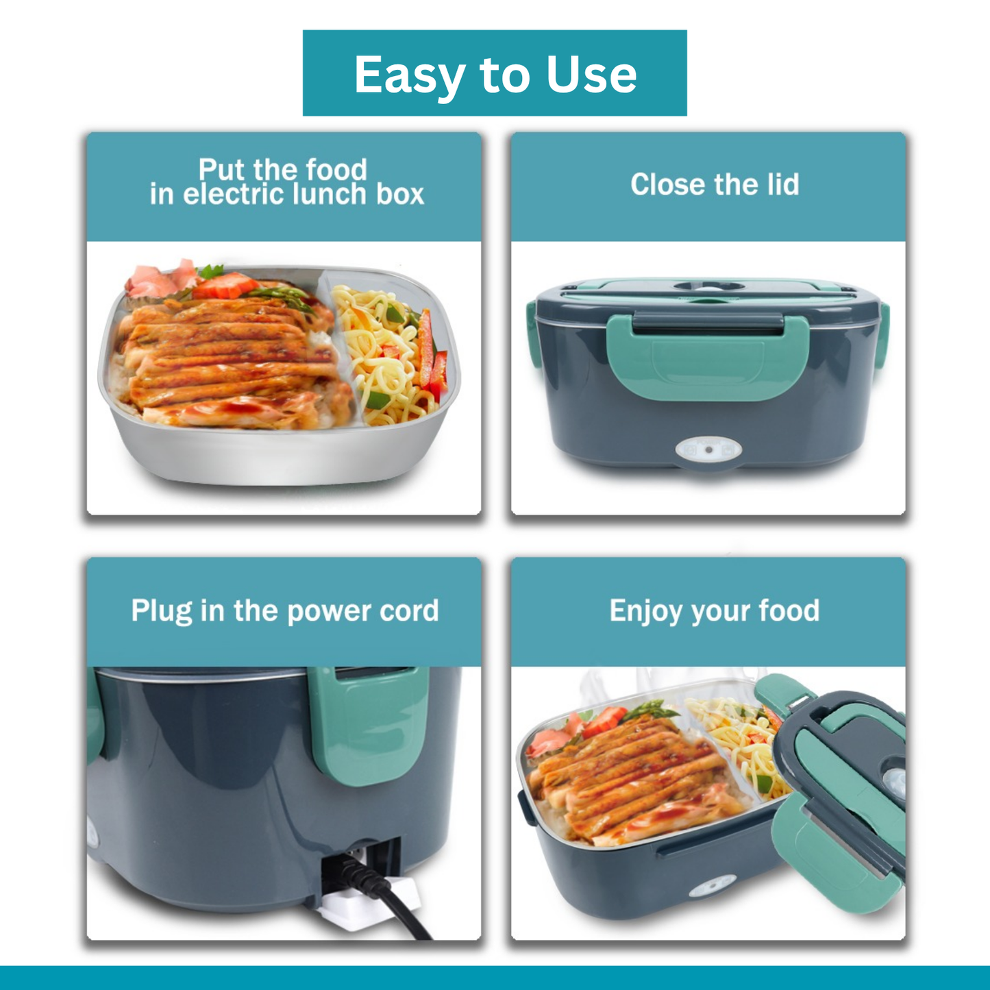 Self Heating Electric Lunch Box