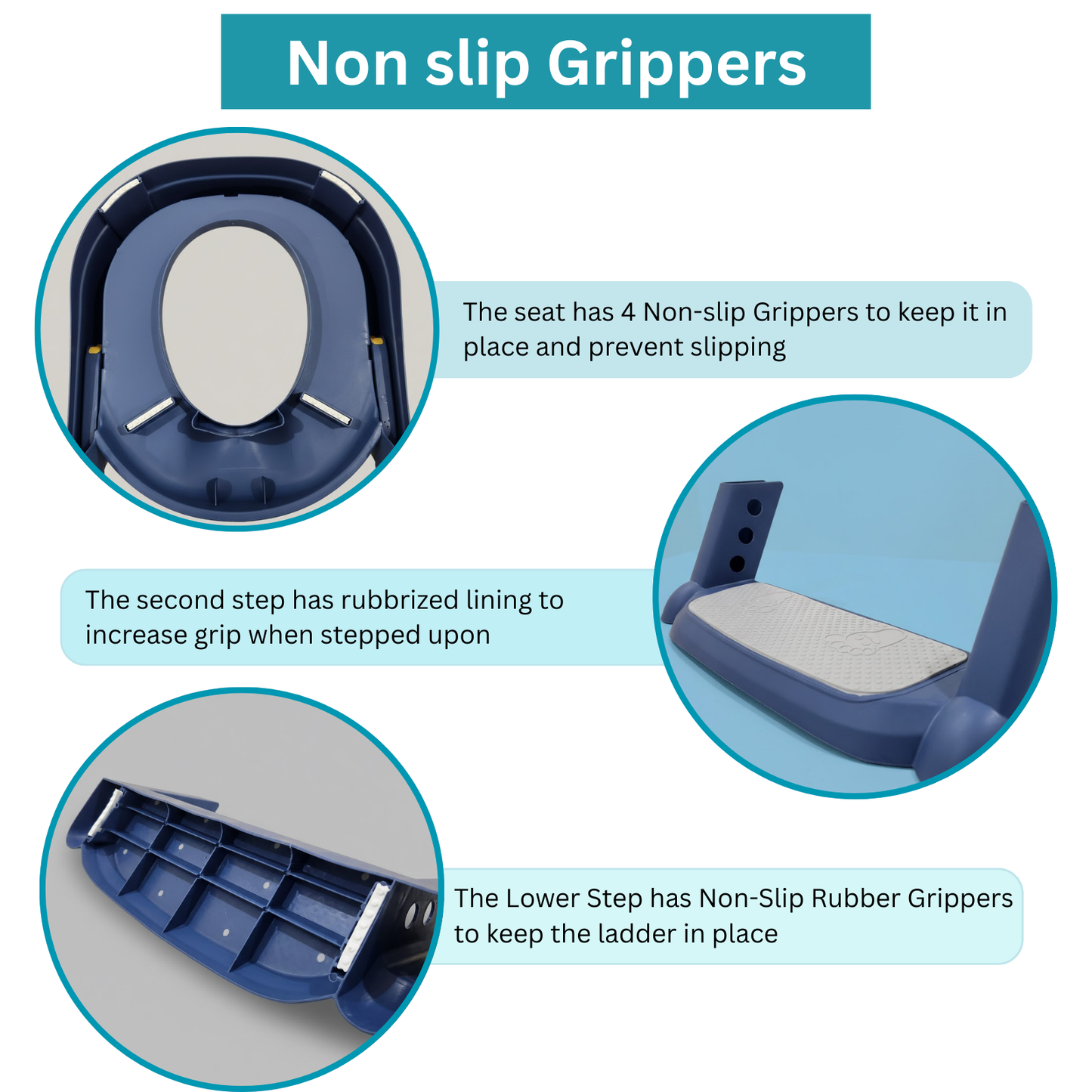 سلم مقعد المرحاض للأطفال | مقعد تدريب على استخدام المرحاض للأطفال