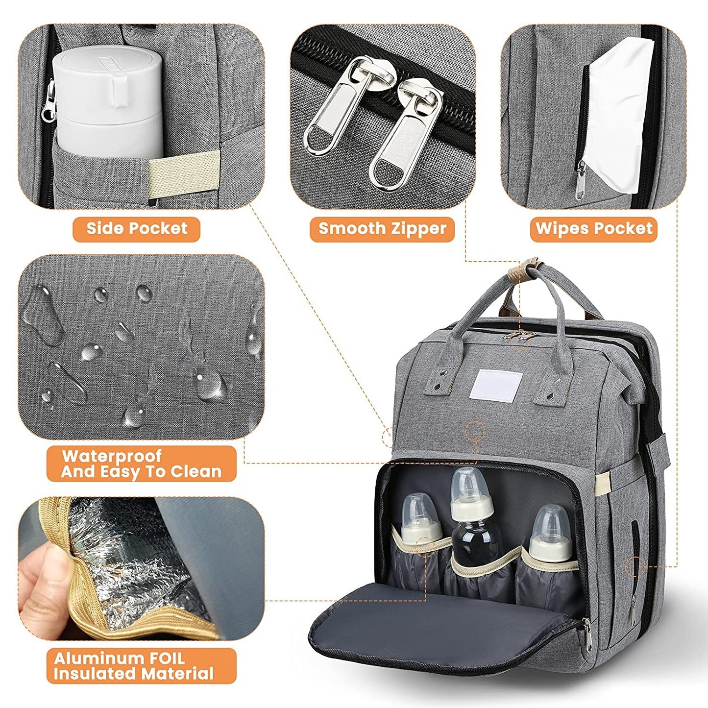 CrIb Bag | 3 in 1 Diaper Bag Crib and Changing Station