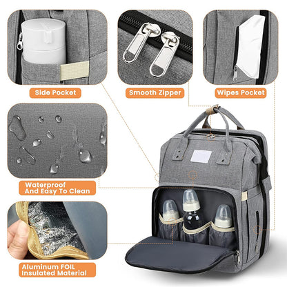 CrIb Bag | 3 in 1 Diaper Bag Crib and Changing Station
