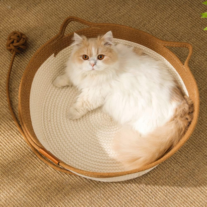 Cotton Rope Cat Nest | Cat Basket Bed