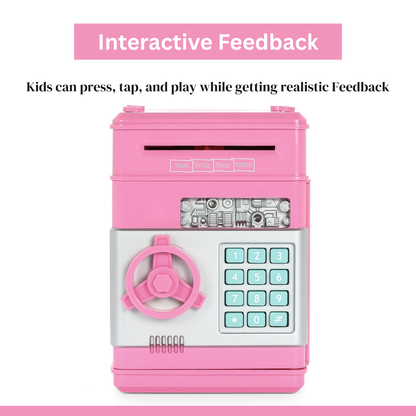 Pink Kids ATM Safe Bank