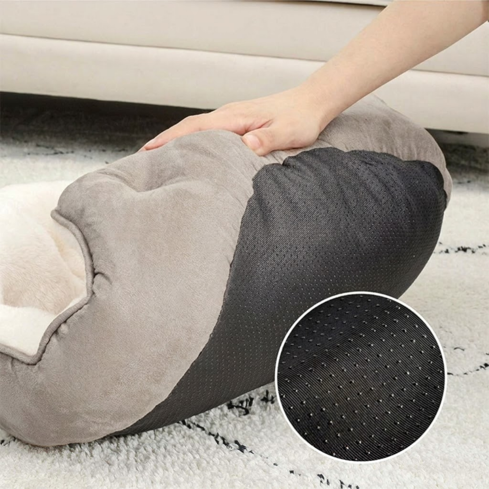 Brown Cat Bed Qatar