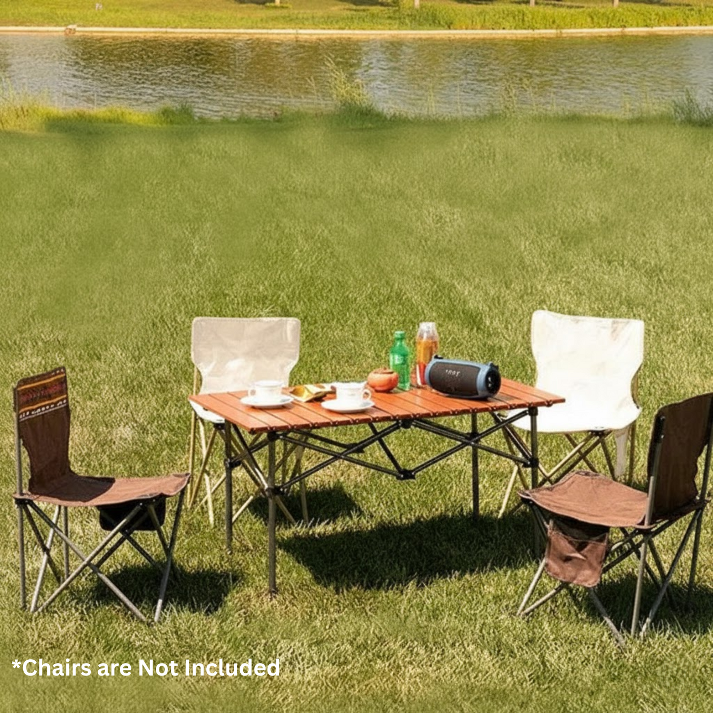 Folding Metal Table | Portable Camping Aluminum Table