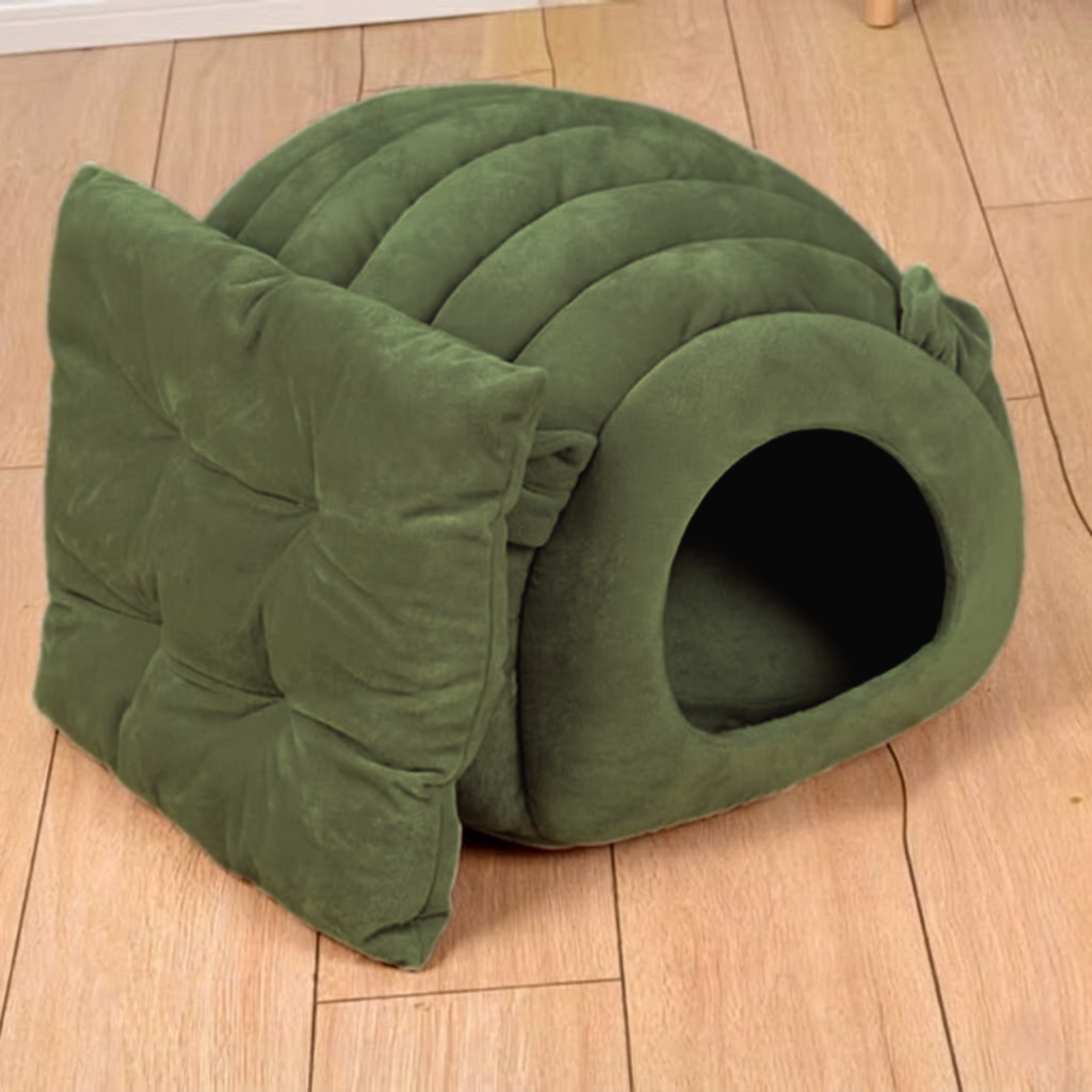 Green Cat Bed