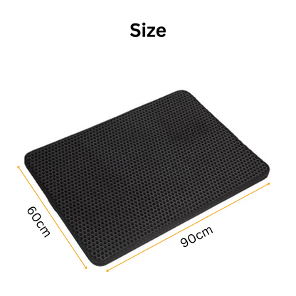 Cat Litter Mat Dual Layer | Litter Catcher – 90×60 cm